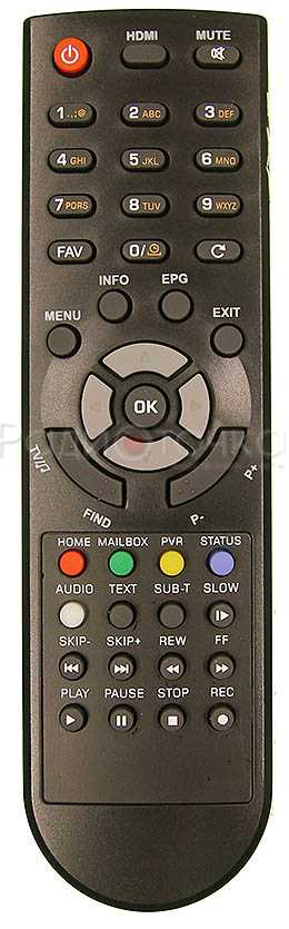 Пульт ДУ SAT GLOBO E-RCU-015 (телекарта HD X8, Opticum, Orton)