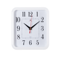 Часы настенные "Рубин" Классика (квадрат 22*22см, корпус белый)