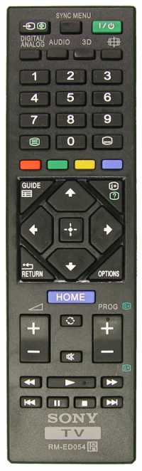 Пульт ДУ SONY RM-ED054 (3D), (RM-L1185 универс)