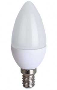 Лампа Ecola E14 8W 4000 100x37 свеча Premium