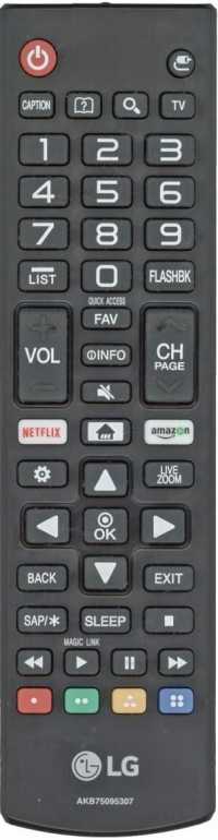Пульт ДУ LG AKB75095307, оригинал