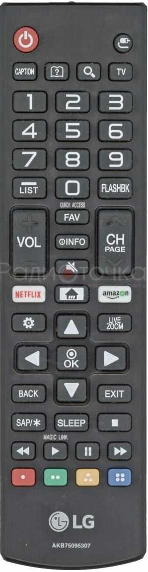 Пульт ДУ LG AKB75095307, оригинал