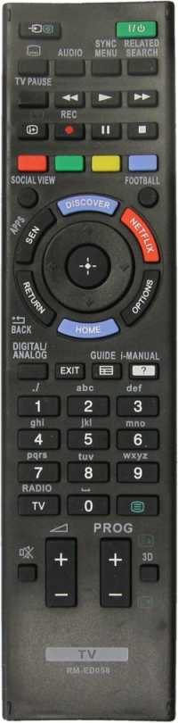Пульт ДУ SONY RM-ED058