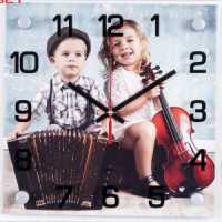 Часы настенные "21 ВЕК" Дети и музыка