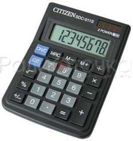 Калькулятор настольный Citizen SDC-011S (8 разряд.)