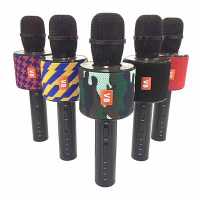 Микрофон для караоке Орбита OT-ERM01 беспроводной (Bluetooth, динамики, USB)