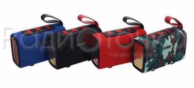 Портативная акустика WSTER WS-1835 (Bluetooth, 5Вт, USB/ TF/ AUX, микрофон)