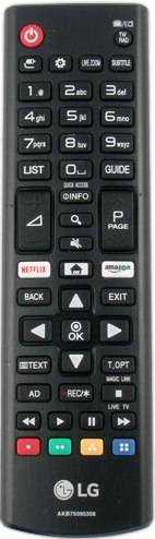 Пульт ДУ LG AKB75095308,  AKB75375608, оригинал