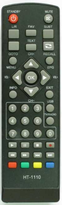 Пульт ДУ SAT D-BOX STB-2008 (Cadena HT-1290, HT-1658, Rexant RX-511)