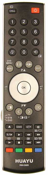 Пульт ДУ TOSHIBA RM-D809 (универс) (корпус CT-90272)