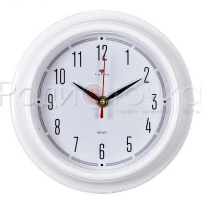 Часы настенные "21 ВЕК" Классика (круг d=21см, корпус белый)