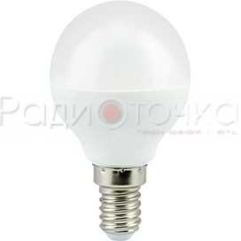 Лампа Ecola G45 E14 220V 7W 4000 75x45 шар Premium