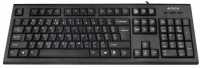 Клавиатура A4Tech KRS-85, закругл. клавиши, черная, USB
