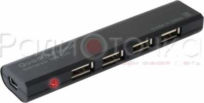 Концентратор USB 2.0 Defender Quadro Promt 4 порта