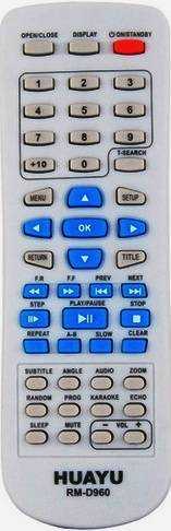 Пульт ДУ TOSHIBA RM-D960 DVD (универс), корпус SE-R0268