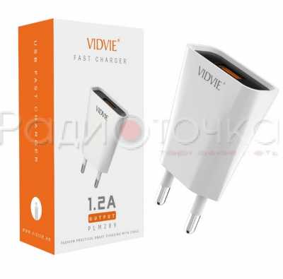 З/У VIDVIE 1.2A USB+ кабель Apple 8-pin PLE209