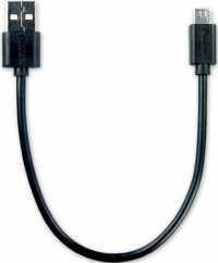 DATA кабель Olmio USB-microUSB, 0.2м, черный 2.1A