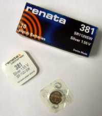 Элемент питания Renata  R381/391 (SR1120SW) G8 BL1