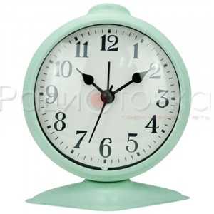 Будильник Energy EA-03 мята (9,7*6*11,4см, металл, АА*1шт нет в компл.)