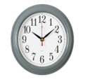 Часы настенные "Рубин" Классика (круг d=21см, корпус серый) 2121-14