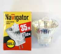 Лампа Navigator GU5.3 230V 35W MR11 (D35мм)