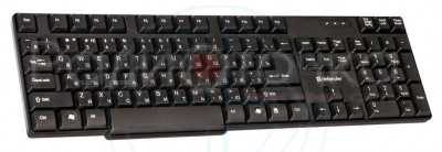 Клавиатура Defender Accent 930 B Black, влагоустойчивая, компактная, USB