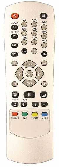 Пульт ДУ SAT Golden Interstar KOR-4619C, RS-8005