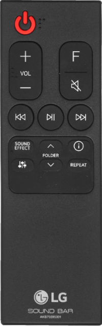 Пульт ДУ LG AKB75595331 (для саундбара), оригинал