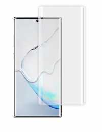 Защитное стекло для Samsung Galaxy Note 10 Plus полноклеевое прозрачное 3D