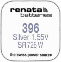 Элемент питания Renata  R396 (SR726W) G2 BL1