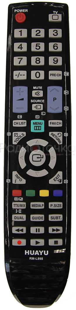 Пульт ДУ Samsung RM-L898 LCD (корпус BN59-01012A) (универс)