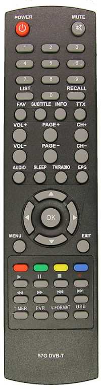 Пульт ДУ SAT Supra SDT-100 (DVB-T2) (GoldMaster 57G, DVB-T2)
