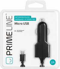 Авто-З/У Prime Line Micro USB 2100 mA