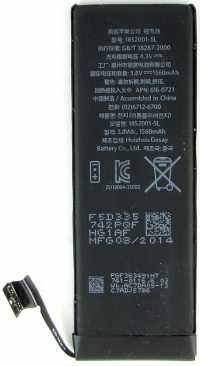 Аккумулятор iPhone 5S li-ion 1560 mAh