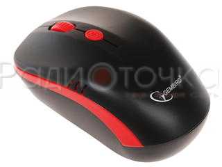 Мышь беспроводная Gembird MUSW-351, встроен. аккум., 3кнопки+колесо-кнопка, 2.4ГГц, 1600 dpi