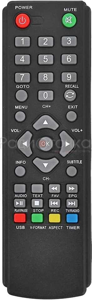 Пульт ДУ SAT Supra SDT-91 (DVB-T2) ( ECON, Telant )