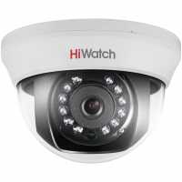 Видеокамера HiWatch DS-T201 внутренняя HD-TVI с ИК-подсветкой до 20м (2Мп, 1/2.7" CMOS, 2,8мм, 103°)