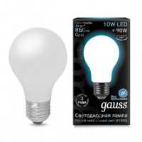 Лампа Gauss A60 E27 10W 4100 105x60 филамент (нитевидная)