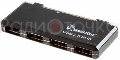 Концентратор USB 2.0 Smartbuy SBHA-6810K цвет в ассортименте