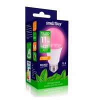 Лампа Smartbuy FITOl A60 E27 11W для растений прозрачная