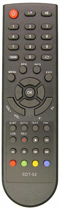 Пульт ДУ SAT Supra SDT-92 (DVB-T2)