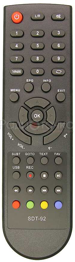Пульт ДУ SAT Supra SDT-92 (DVB-T2)
