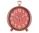 Часы настенно-настольные "Рубин" Классика (26х32 см, тёмно-розовый с золотом) 3426-005