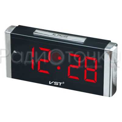 Часы VST731-1 (красн. цифры, без блока)