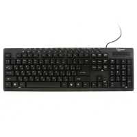 Клавиатура Gembird KB-8300U-BL-R, USB, черная, 15 мультимед клавиш
