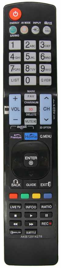 Пульт ДУ LG AKB72914278, LCDTV