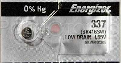 Элемент питания Energizer Silver Oxide 337 BL1