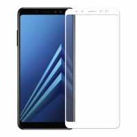 Защитное стекло для Samsung Galaxy A5 (2018, A530F) белое 2.5D