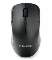 Мышь беспроводная Gembird MUSW-405 черный, 1600 dpi/ чип X4 / 3 кнопки + колесо-кнопка