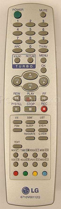 Пульт ДУ LG 6710V00112Q, оригинал